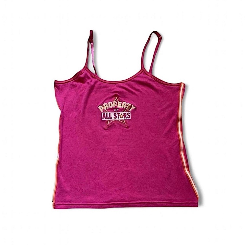 Vintage y2k No Boundaries Large Baby Tank Top Bimbocore Pink